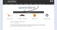 Desktop Screenshot of openindiana.org